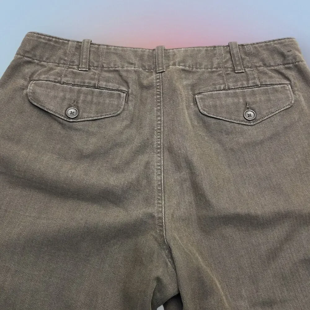 BANANA REPUBLIC Men’s 33 x 32 Brown Herringbone Jeans